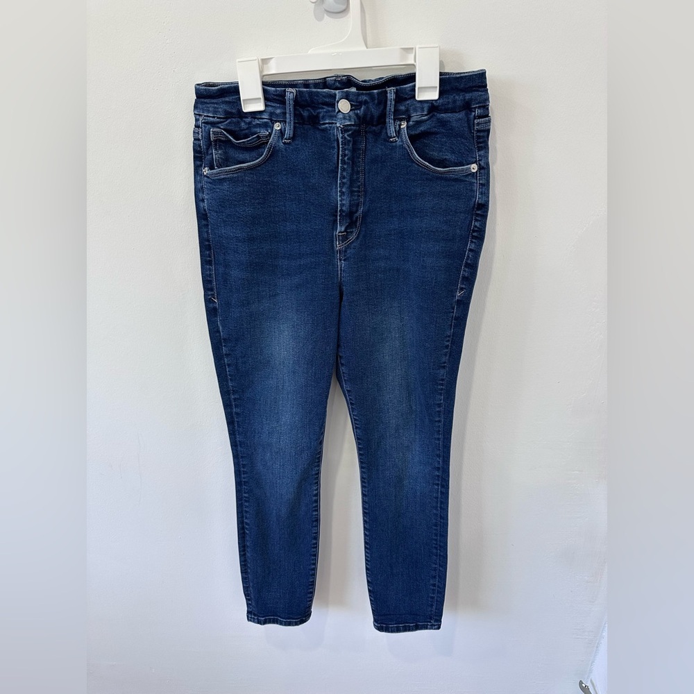 Good American Classic Blue Denim Skinny Jeans
